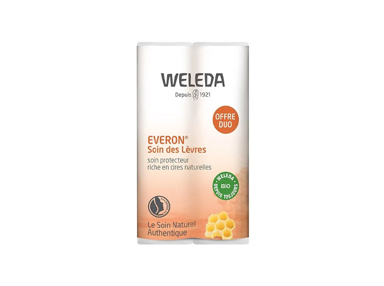 Weleda Everon Soin des lèvres - 2 x 4,8g