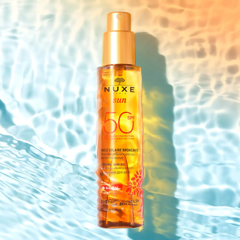 Nuxe Sun Huile Solaire Bronzante SPF50