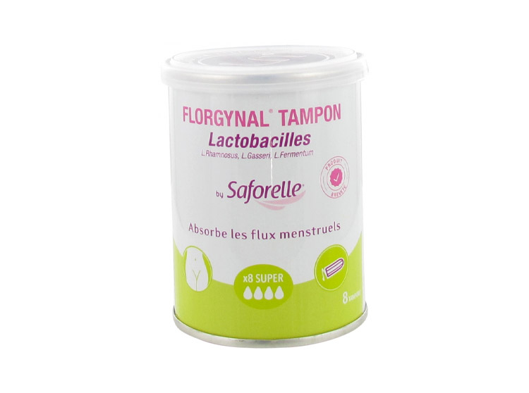 Florgynal Tampon Sans Applicateur Super - 8 tampons