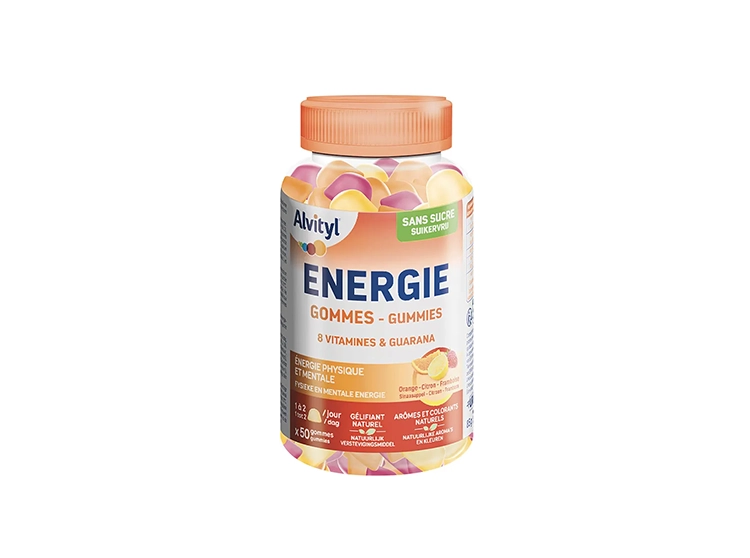 Energie 8 Vitamines & Guarana - 50 gommes