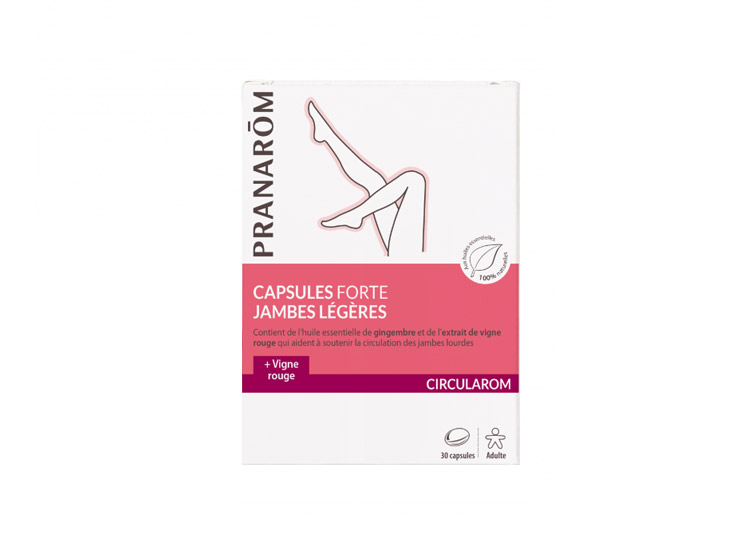 Pranarôm Circularom Capsules Forte Jambes légères - 30 capsules