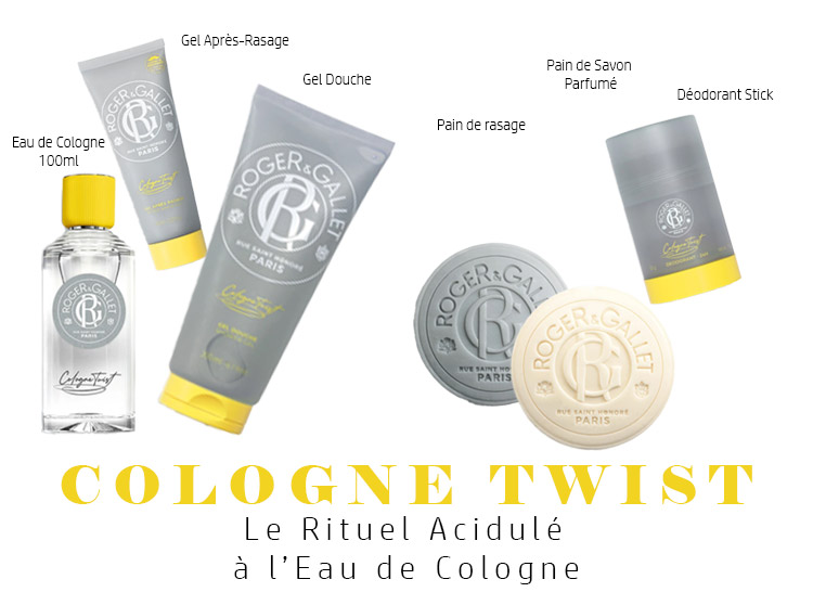 Gamme Cologne Twist Roger Gallet