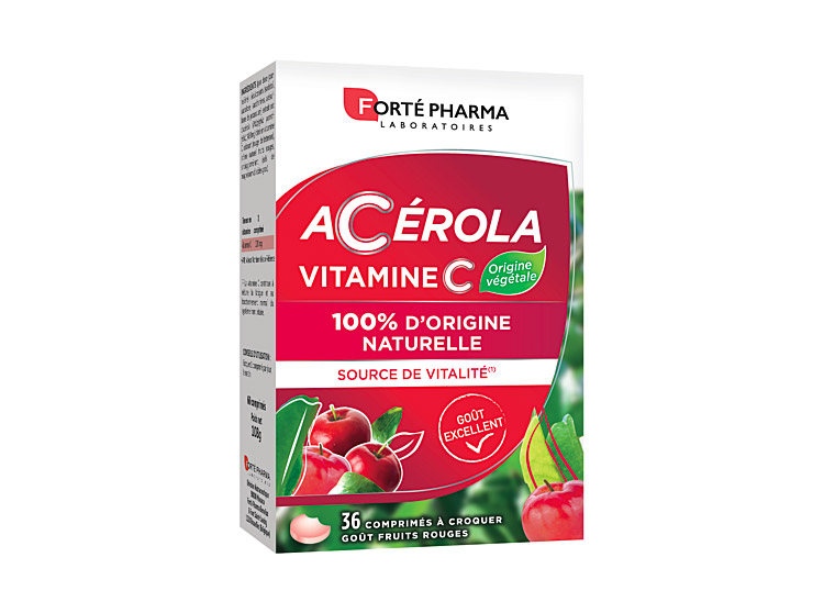 Acérola Vitamine C - 36 comprimés