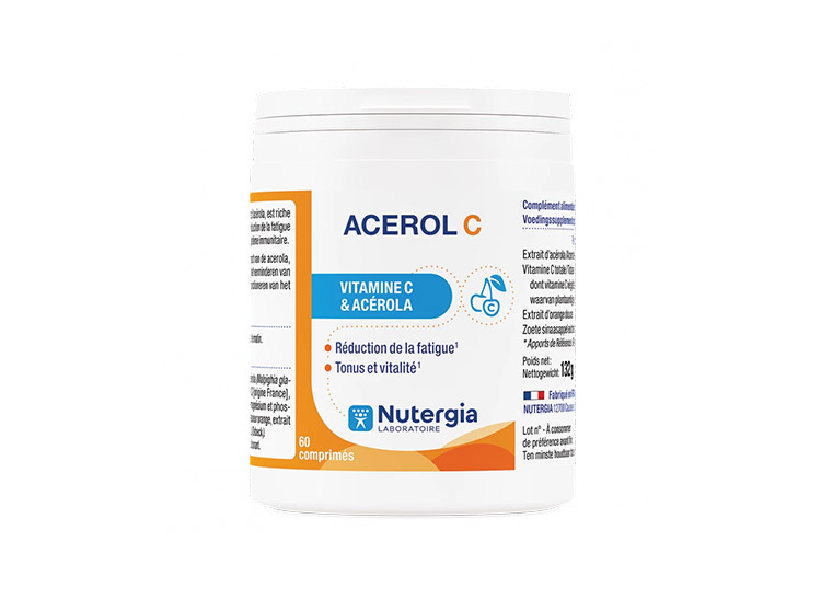 Acerol C Vitamine C & Acérola - 60 comprimés à croquer