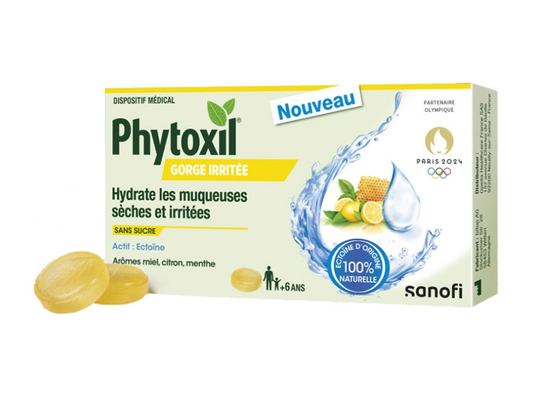 Phytoxil Gorge Irritée Miel Citron - 16 pastilles