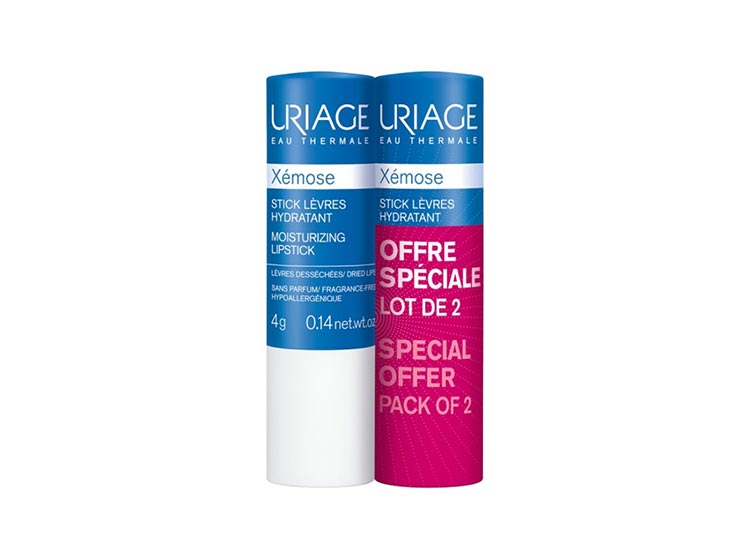 Uriage Xémose Stick à lèvre hydratant - 2x4g