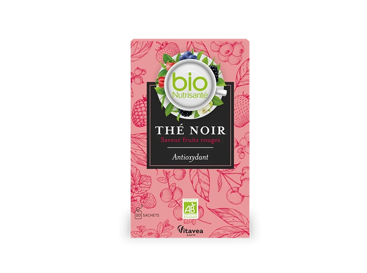 Thé Noir Antioxydant Saveur Fruits Rouges BIO - 20 sachets