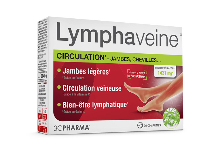 Lymphaveine circulation veineuse - 2x60 gélules