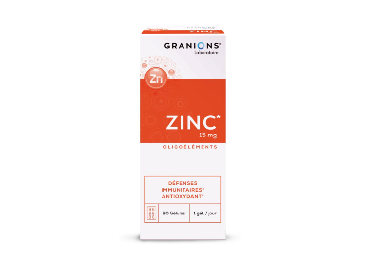 Granions Zinc 15 mg - 60 gélules