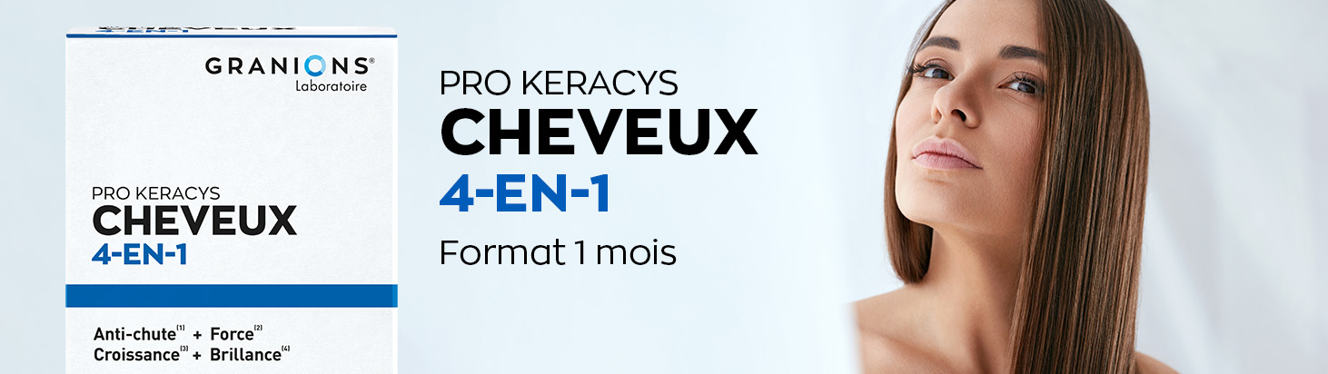 Bannière Granions Pro Keracys Cheveux 4-en-1