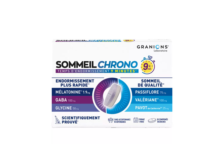 Sommeil Chrono 9min - 30 comprimés