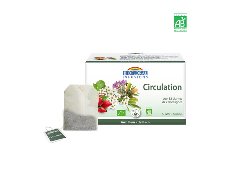 Biofloral Infusion Fleurs de Bach Circulation BIO - 20 sachets