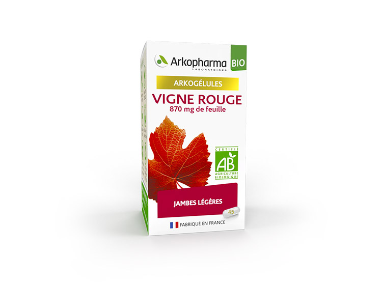 Arkopharma Arkogélules Vigne rouge BIO - 45 gélules