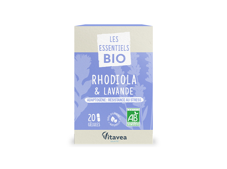 Les Essentiels Rhodiola & Lavande BIO - 20 gélules