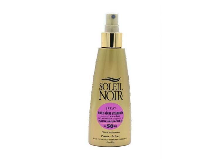 Soleil Noir Huile sèche vitaminée SPF50 - 150ml