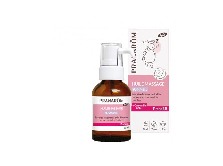 Pranarôm PranaBB Huile de Massage Sommeil BIO - 30ml