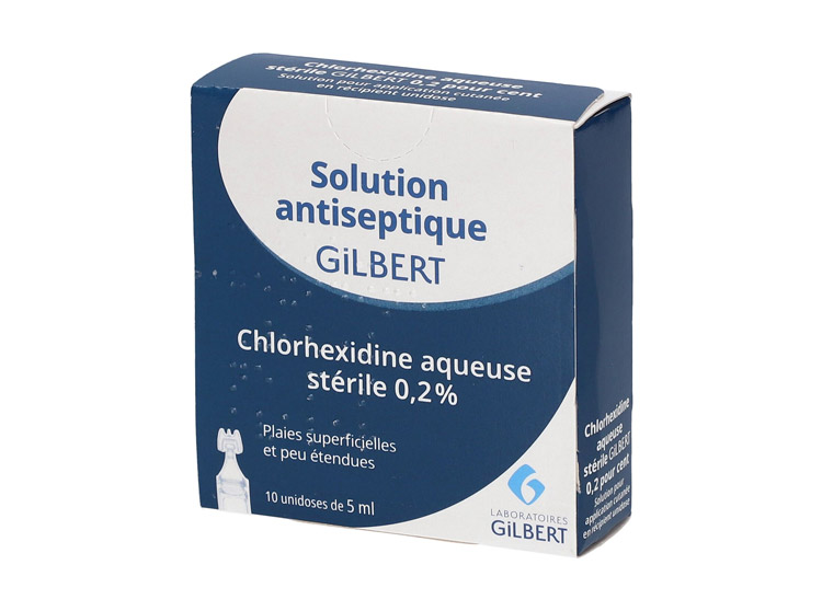 Chlorhexidine Aqueuse 0,2% - 10 unidoses