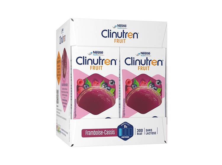 Clinutren Fruit framboise cassis - 4x200ML