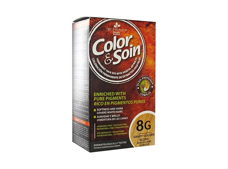 Color & Soin Coloration 8G - Blond Clair Doré