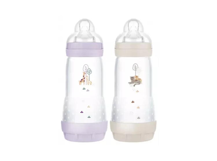 Easy Start Biberons 4 Mois et + Débit 3  Lilas/Sable - 2x320ml