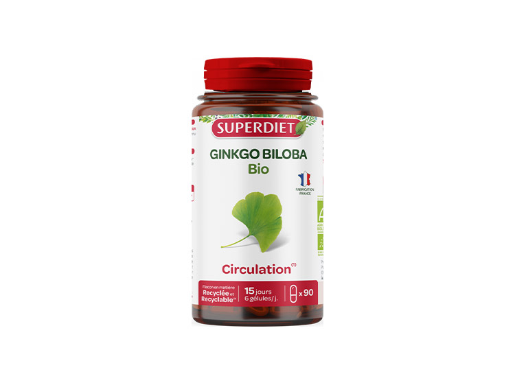 Superdiet Ginkgo Biloba BIO - 90 gélules