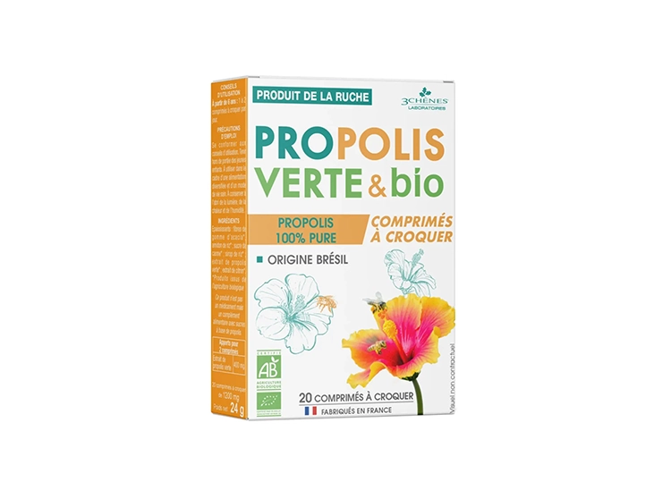 Propolis Verte BIO - 20 comprimés