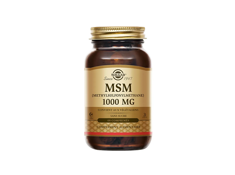 Solgar MSM 100mg - 60 Tablets