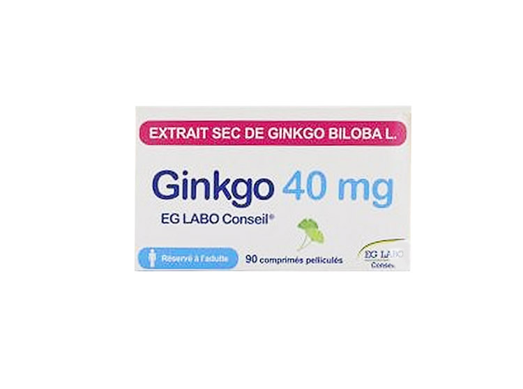 EG Labo Ginkgo 40mg - 90 comprimés