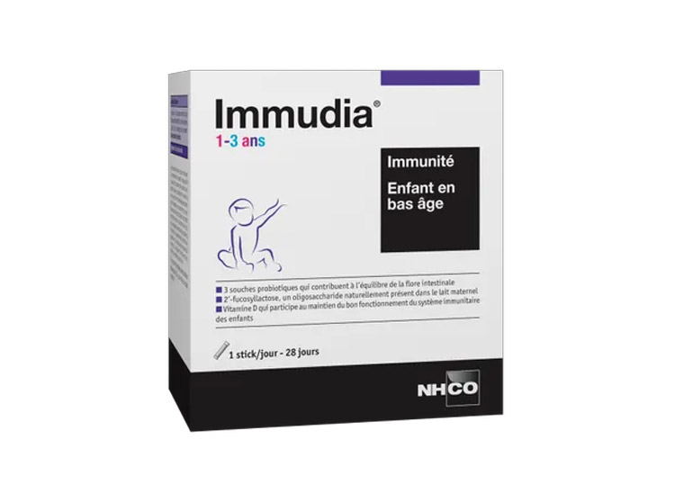 NHCO Immudia Immunité 1-3 ans - 28 sticks