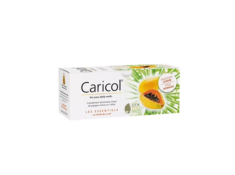 Caricol Pulpe de papaye BIO - 20 sticks