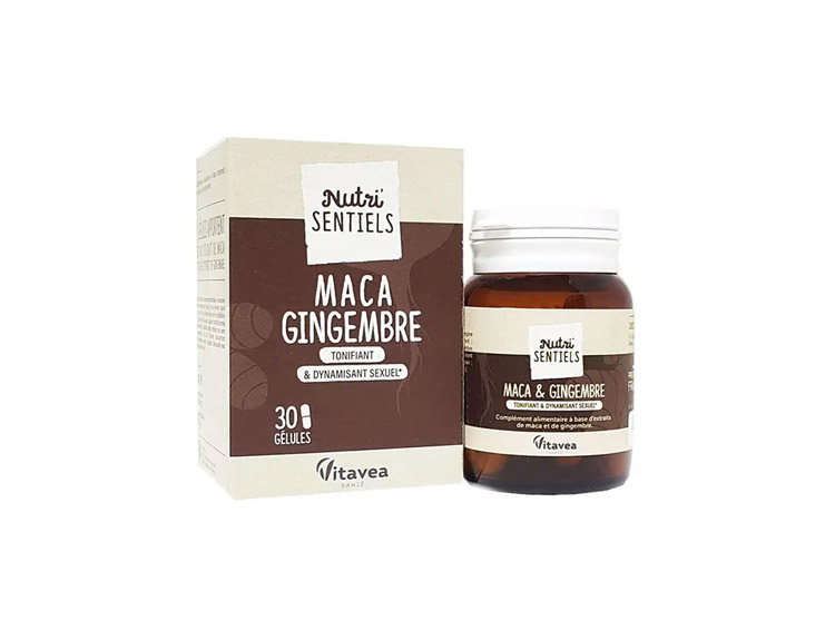 Nutri' Sentiels Maca Gingembre - 30 gélules