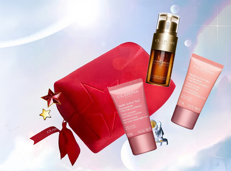 Clarins Coffret Noël 2024 - Double Serum & Multi-Active