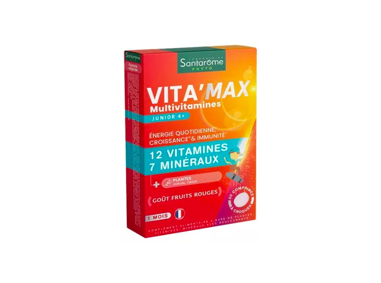 Vita'Max Multivamines - 30 comprimés