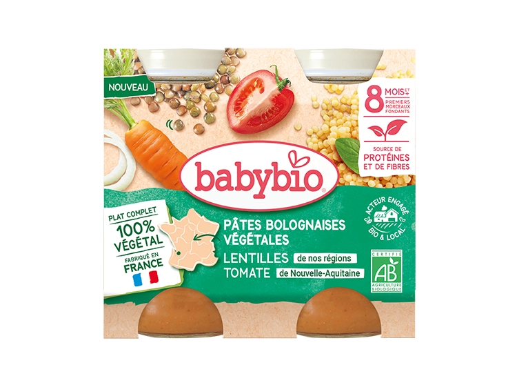 Pot Pâtes bolognaises végétales BIO - 2x20g