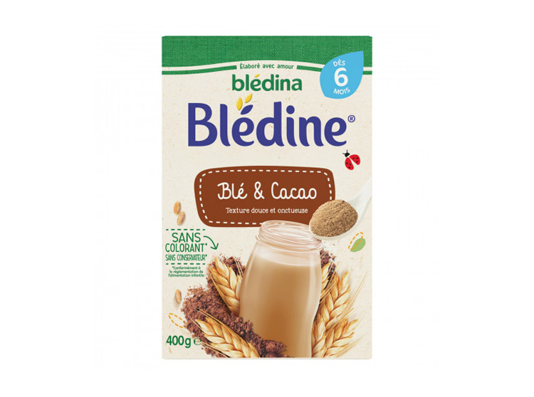 BLEDINE - Céréales Blé & Cacao - Dès 6 mois, 400g