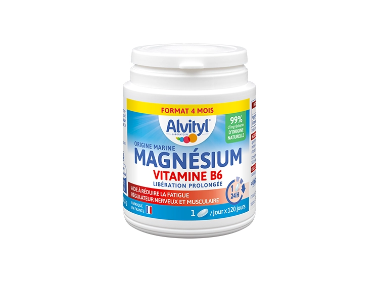 Magnésium vitamine B6 - 120 gélules