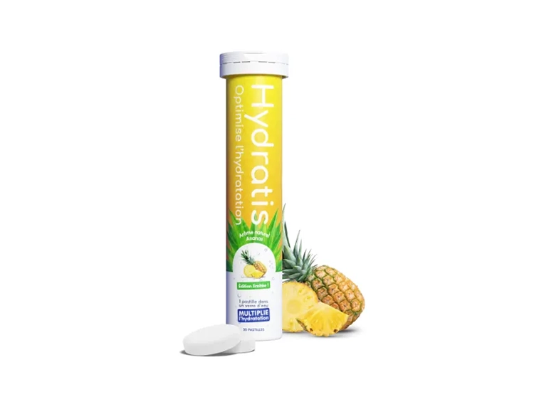 Hydratis Pastilles Hydratation Ananas - 20 pastilles effervescentes