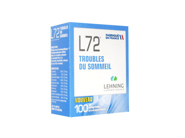 Lehning L72 Troubles Du Sommeil 100 Comprimes Pharmacie En Ligne Pharmacie Du Polygone