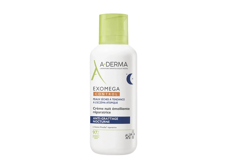 Exomega Control Crème Nuit Emolliente Réparatrice - 400ml