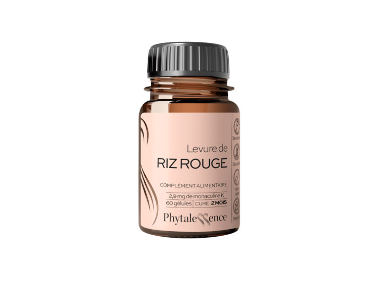 Phytalessence Levure de Riz Rouge - 60 gélules