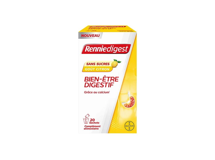 Renniedigest Bien-être Digestif Goût Citron - 20 sachets