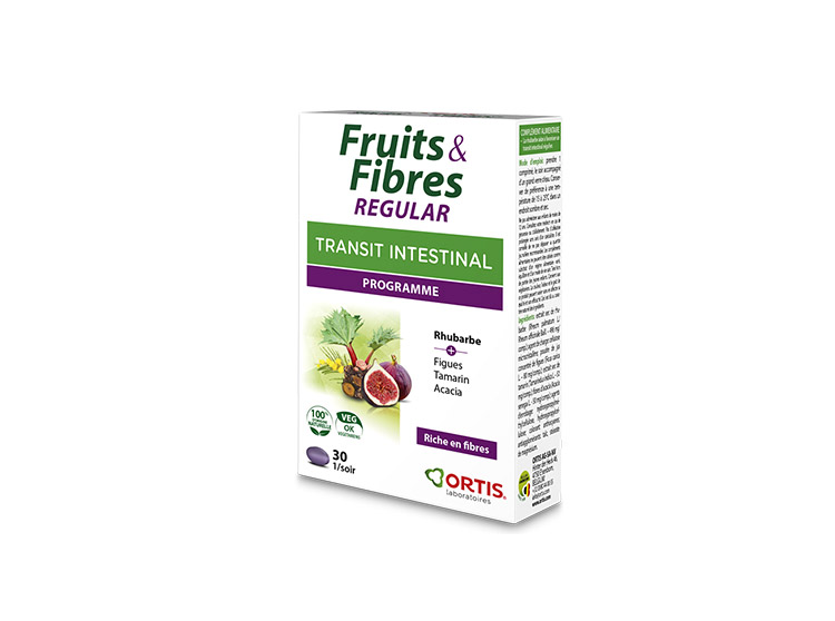 Ortis Fruits & Fibres Regular - 30 comprimés