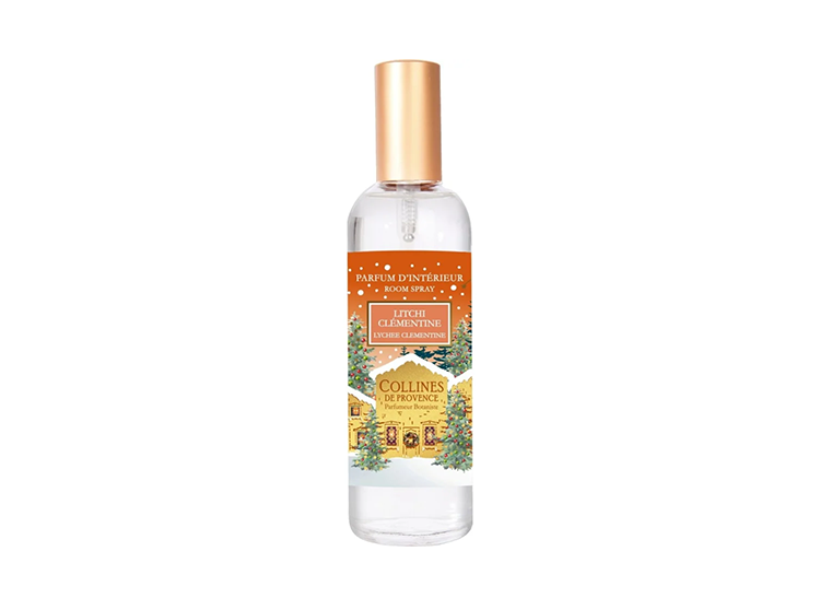 Collines de Provence Parfum d'intérieur Litchi Clémentine - 100ml