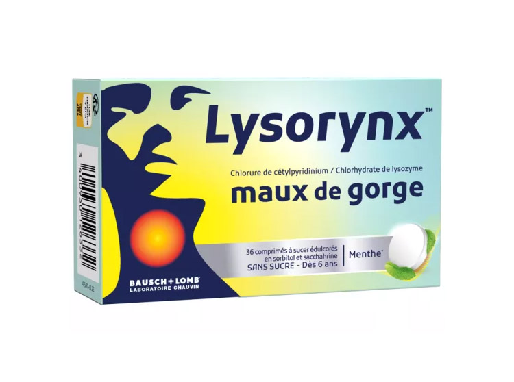 Lysorynx Maux de gorge Comprimés à sucer - 36 comprimés