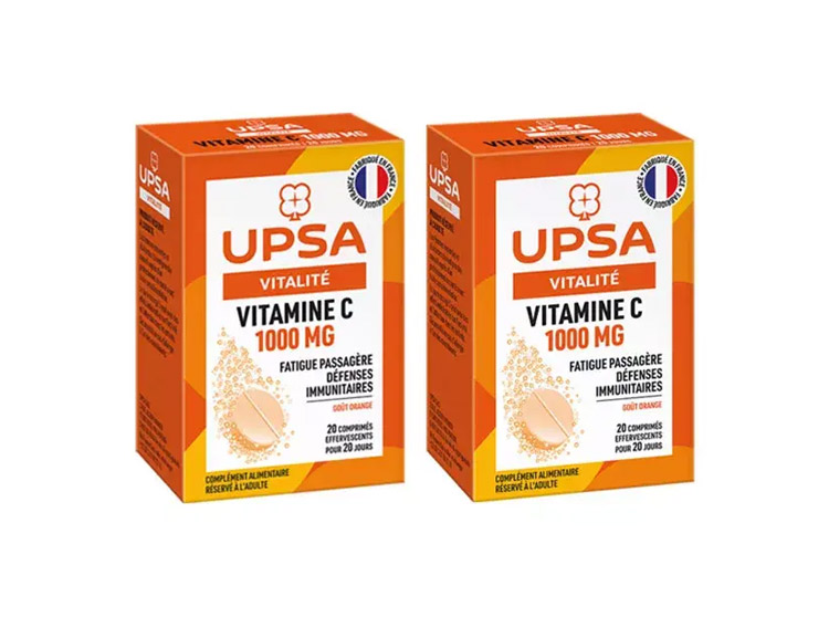 Vitamine C 1000mg - 2x20 comprimés effervescents