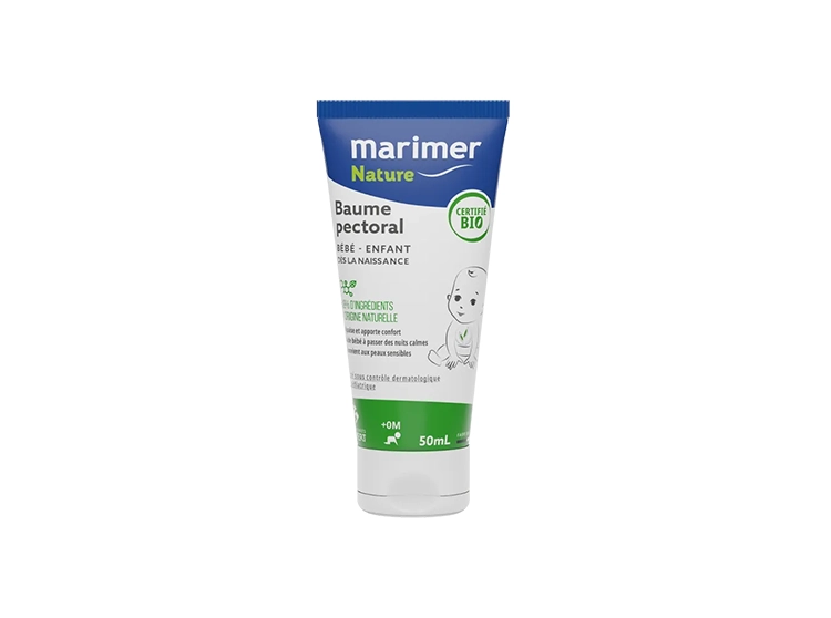 Marimer Nature Baume pectoral BIO Bébé et Enfants  - 50ml